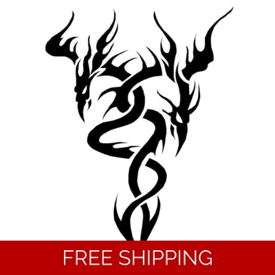Double tribal dragons Die Cut Vinyl Decal sticker Double tribal dragons Die Cut Vinyl Decal sticker